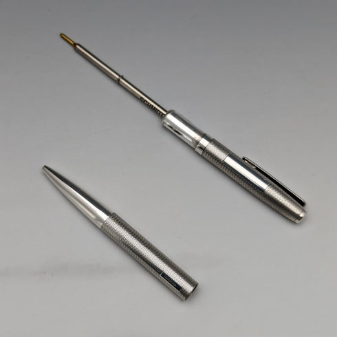 1973 英國復古 Yard O 紅色純銀原子筆